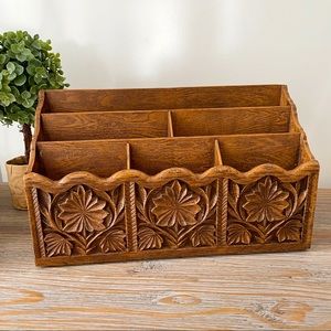 VTG Lerner Desk Organizer faux wood